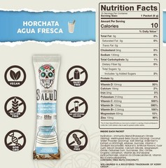 Taste Salud Hydration + Immunity Horchata Agua Fresca Drink Mix 15 Pcts Exp 8/27