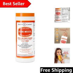 Daily Fiber Booster: Geri-Mucil 13oz Orange Psyllium Powder for Digestive Health