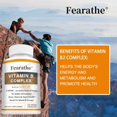 Vitamin B Complex With 5-MTHF Capsules – Supports Brain, Nerve & Heart Health