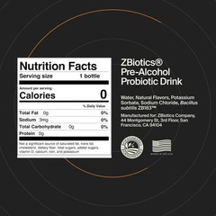 ZBiotics Feel Better After Drinking, Wake Up Refreshed, 3-Pack of 0.47 Fl Oz