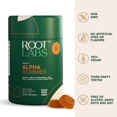 LUXRY Root Labs 10-1 Alpha Gummies | 4K mg Pure Shilajit & KSM-66 | 60 Gummies