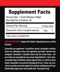 anti-inflammatory supplement – ZEAXANTHIN EYE HEALTH 1B – zeaxanthin supplement