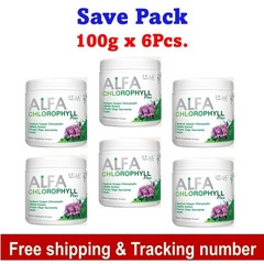 6x Real Elixir Alfa Chlorophyll Plus Natural Fiber Detox Drink Healthy Skin 100g