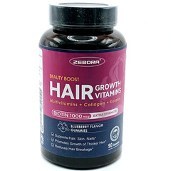 Biotin Gummies for Hair Skin and Nail-Hair Vitamins with Biotin, Zinc, Vitamin A