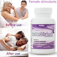 Estrolibrium Female Increase Estrogen Softgels Energy 120ct Hormone Supplement