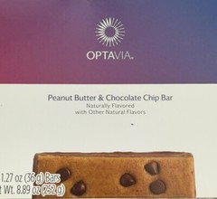 Peanut Butter &Chocol Chip Optavia 7 Bars 12/26 *BESTPRICEONEBAY* FREE SHIP