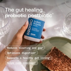 Butyrate – Postbiotic for Gut Health, Digestive Support, Bloat, Gas & Constip…