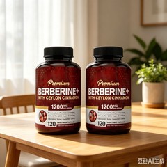 2XPremium Berberine Immunity Ceylon Cinnamon HCl Digestive System 120Capsules