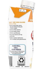 12 Pack Boost High Calorie Nutritional Drink, Very Vanilla, 8 FL OZ