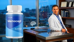 (1 Pack) Memocept Nootropic Natural Formula Brain Supplement Memo Cept 60 Caps