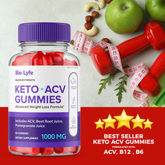 (5 Pack) Biolyfe Keto ACV Gummies Bio Lyfe Keto Gummy Biolife Keto (300 Gummies)