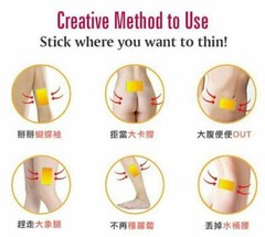 60 PCS The Third Generation Weight Loss Slimming Navel Stick Slim Patch