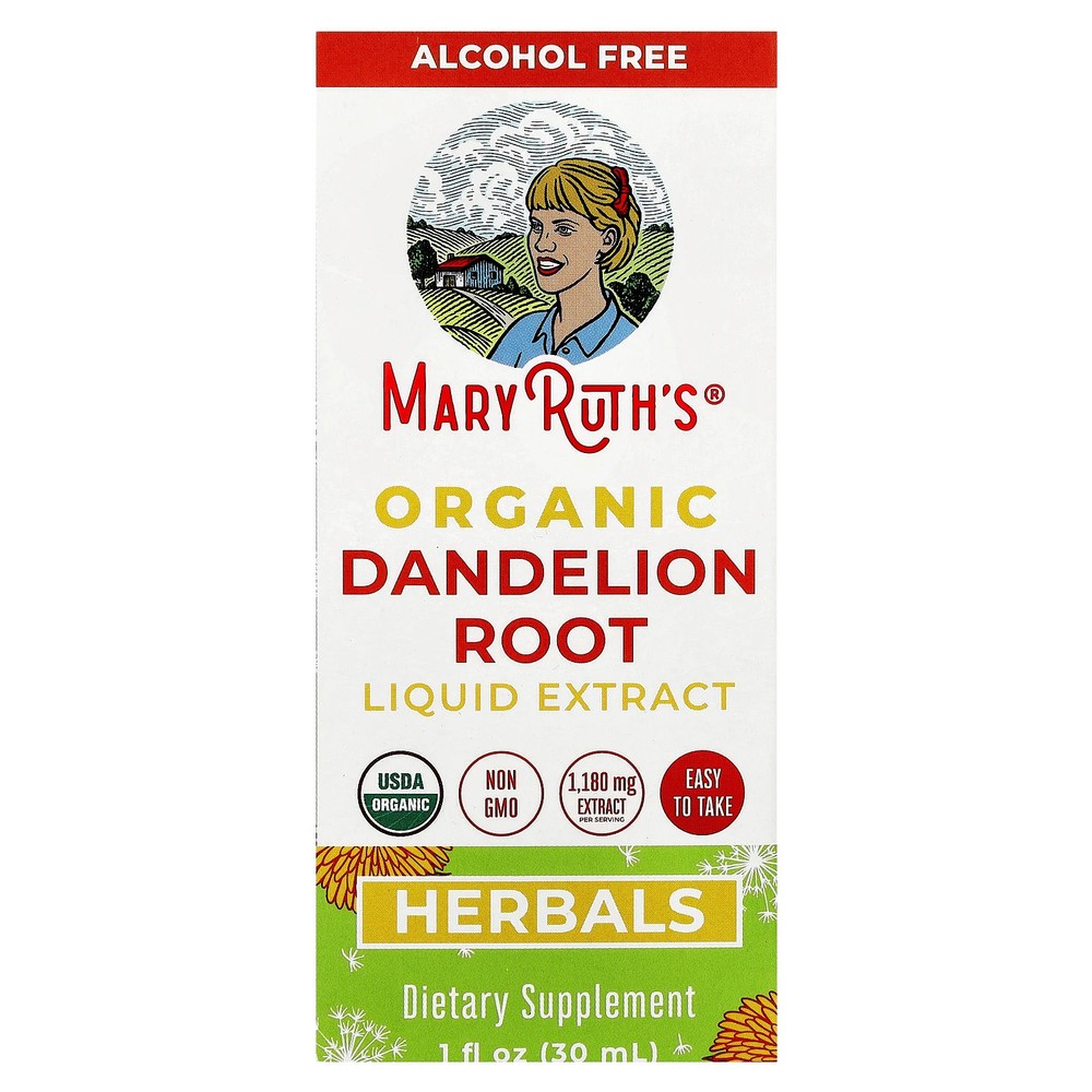 Organic Dandelion Root Liquid Extract, 1 fl oz (30 ml)