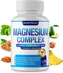 Magnesium Complex 7 Elemental Magnesium Supplement 1000mg – Magnesium Glycinate