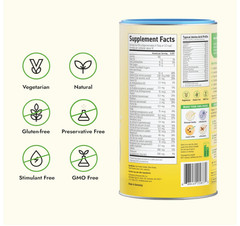 Almased Vanilla Meal Replacement Shake 17.6oz Plant Protein Powder