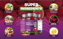 Organic Super Beets Root Capsules 8000mg – Nitric Oxide Support, Circulation