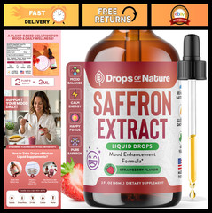 Saffron Extract Supplements for Kids & Adults – Vegan, Fast Absorbing, Eye Healt