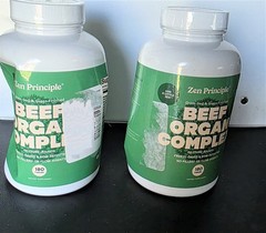 Zen Principle Grass Fed Beef Organs Supplement – Desiccated Beef Organ Complex