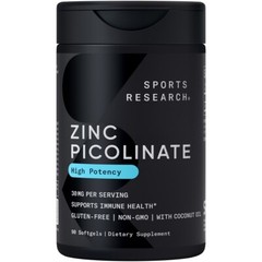 Zinc 30mg (90 softgels)