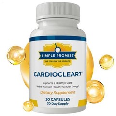 Cardio Clear 7 – 30 Capsules New/Sealed Exp 9/2026 Free Shipping!