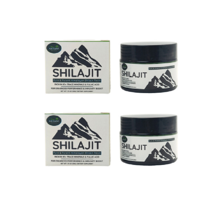 Pure Himalayan Organic Gold Grade Shilajit Resin – 50g Pack (2 Pack)