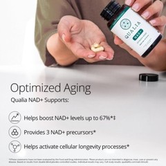 Qualia NAD Supplement — Clinically Proven to Boost NAD+ up to 67%. Optimized …