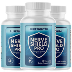 Nerve Shield Pro Mental Focus & Memory Support Supplement – 3 Bottles