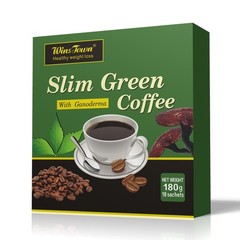 SLIM Green Coffee Ganoderma WEIGHT LOSS Control Detox Tea – USA Seller (2 Pack)