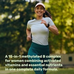 DEAL SUPPLEMENT Methylated B Complex for Women,240 Vegetarian Capsules | 15-in-1