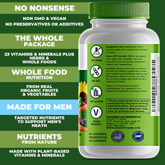 One A Day Men’s Complete Multi-Vitamin Organic Whole Foods Supplement, 90 CAPS