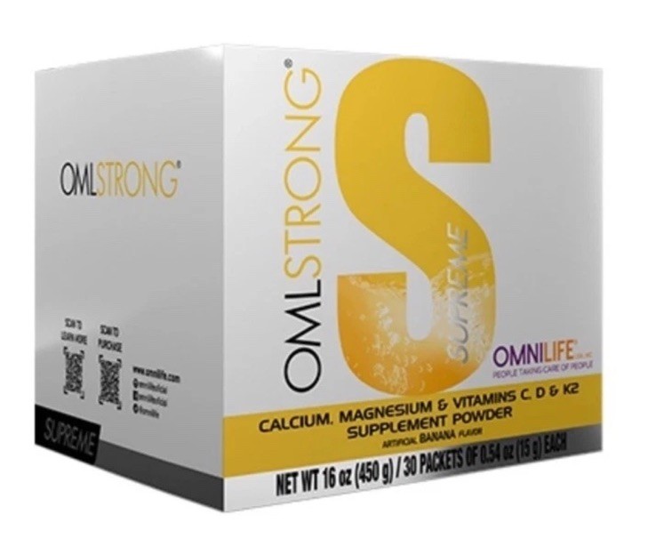 OML STRONG SUPREME Omnilife BOX WITH 30 SACHETS 450 G.
