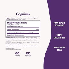 Natrol Cognium Memory Supplement Tablet 60ct. – Exp 12/26