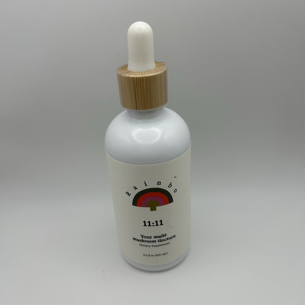 Rainbo 11:11 Super Multi-Mushroom Tincture W Lion’s Mane & Turkey Tail 3.4 fl oz