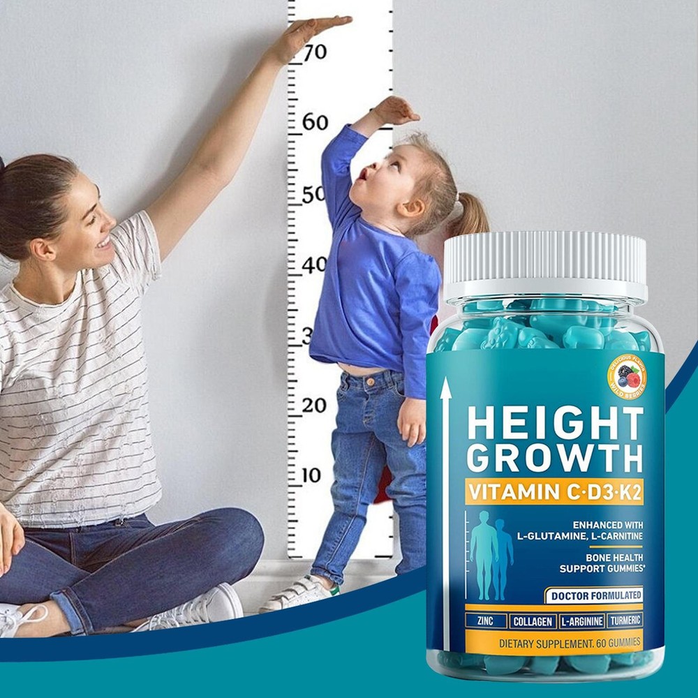 Height Growth for Gummies Kids & – Teens Growth Supporting Vitamins, 60 Count US