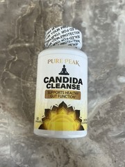 Pure Peak Candida Cleanse 60 Capsules Oregano Caprylic Acid Supplement