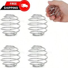 4x Whisk Blender Ball Wire Mixer Protein Shaker Bottle Cup Mixing Ball Silver US