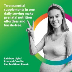 Rainbow Light Prenatal DHA Vitamins for Women | 30 Count (Pack of 2), Green