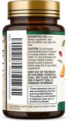 🌟 Nature’s Nutrition Vitamin C Chewable 1000mg – 60 Orange Tablets 🌟