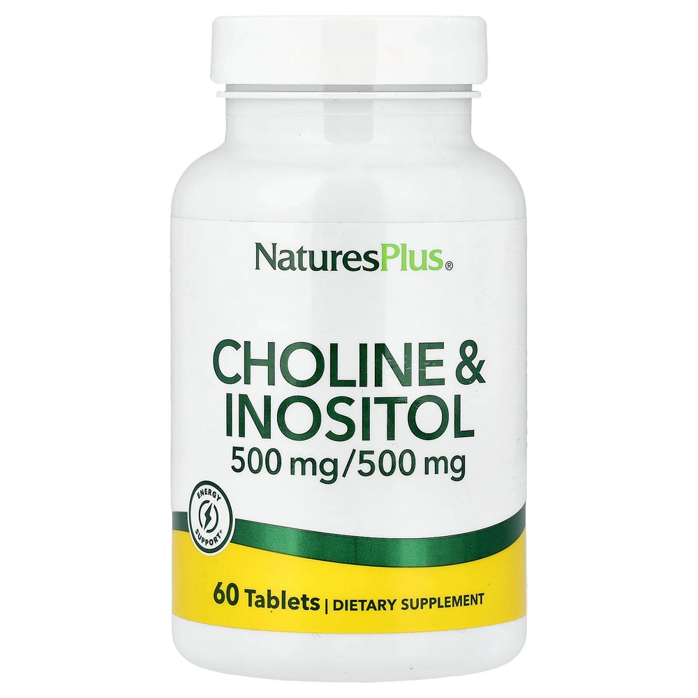 2 X NaturesPlus, Choline & Inositol, 60 Tablets
