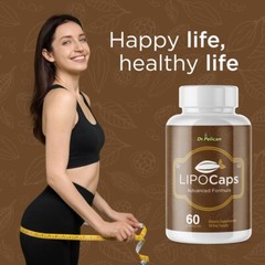 LipoCaps- Metabolism Support, Weight Management Supplement- 12 Bottles