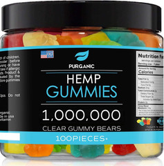 Gummies for Stress & Relaxation – 1M – Delicious Natural Fruit Flavors – Made in