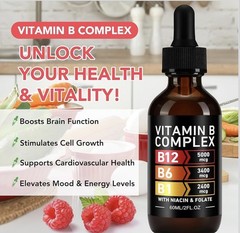 Vitamin B Complex | B Vitamins Complex | Biotin | Vitamin B12 | Niacin | Folate✅