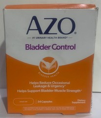 AZO Bladder Control Urinary Health Supplement 54 Capsules