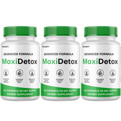 Maxi Detox Capsules Advanced Health & Fitness Formula MaxiDetox (3 Bottles)