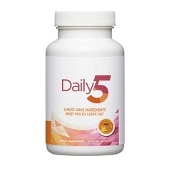 5 Pcs Doctors’ Preferred Daily5 90 Vegan Capsules , Dietary Supplement