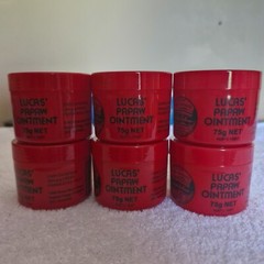 Lucas’ Papaw Ointment 75g (6 Pack) Cream Papaya Lip Balm US Seller FREE SHIPPING