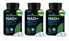3 FOREST LEAF NAD+ SUPPLEMENT – 500MG FOR ENERGY, FOCUS, SKIN & ANTI-AGING