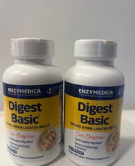 2 pack Enzymedica Digest Basic Probiotics 180 Capsules Total