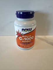 NOW Foods Buffered C-1000 Complex 90 Tablets Immune Support Exp 12/2027. Sealed