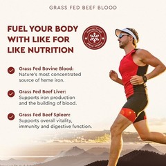 Ancestral Supplements Grass Fed Blood is Blood, Liver & Spleen Formula,…